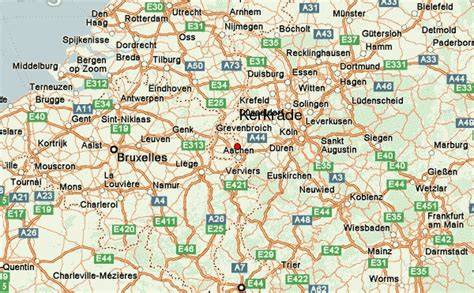 Kaart van servicegebied Kerkrade