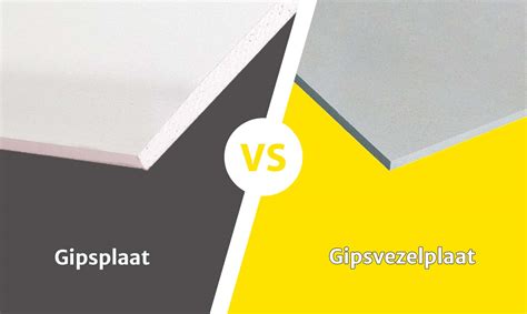 Infographic: Vergelijking gipsplaat vs. gipsvezelplaat (belastbaarheid, gewicht, stootvastheid, vochtbestendigheid)