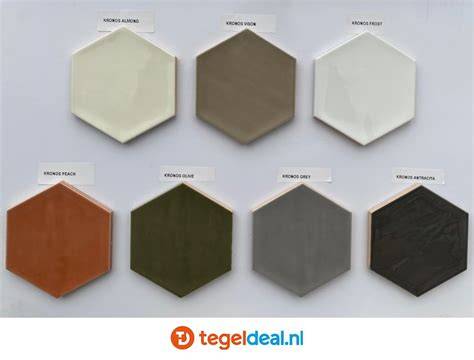 Hexagon wandtegels patroonvoorbeelden