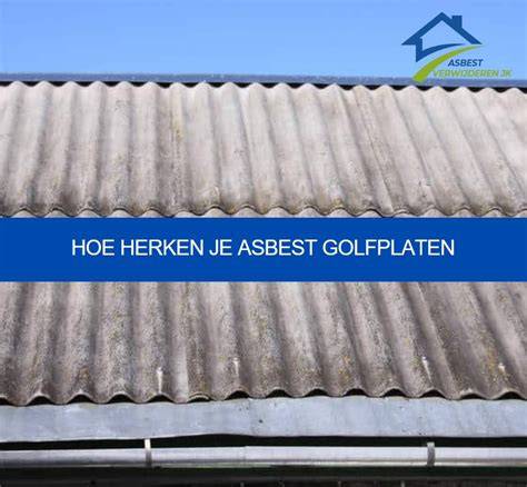 Infographic: Herkenning van asbest in golfplaten en bitumen