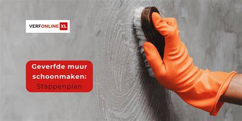 Diagram: schoonmaken en voorbereiden van muren