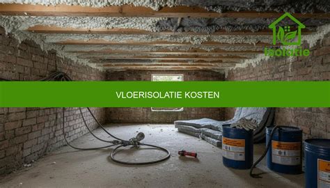 Prijzen- en materiaaloverzicht vloerisolatie infographic