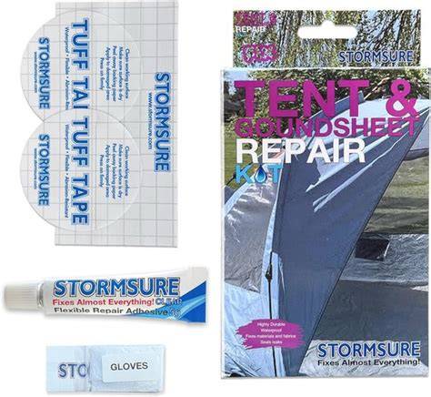 Reparatiemiddelen voor tentdoek en PVC