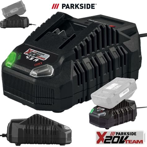 Infographic: Parkside X 20 V-systeemoverzicht en compatibiliteit accu-lader