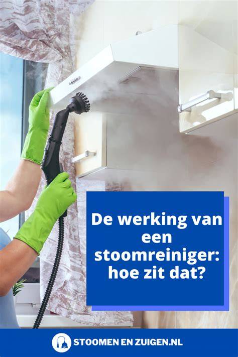 Infographic: Werkingsprincipe van een stoomreiniger