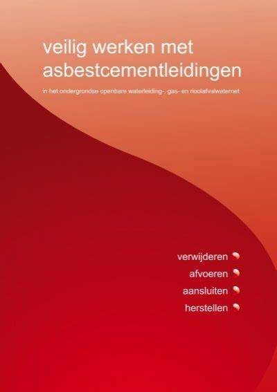 Schema: Veilig werken met asbestcementleidingen - stappenplan