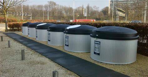 Infographic: Overzicht van ondergrondse containers en de verschillende afvalstromen in Den Bosch