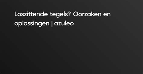 Grafiek: oorzaken doffe tegels en onderhoudstips