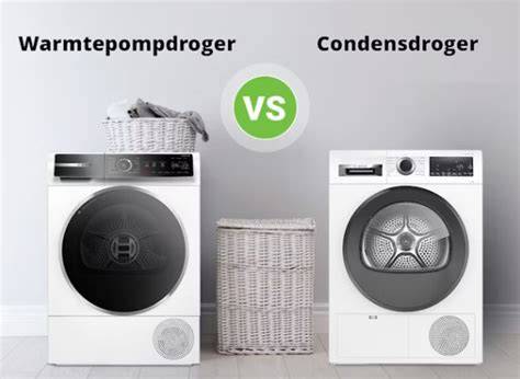 Diagram van droogsystemen: condensdroger vs adsorptiedroger