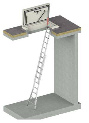 Diagram: Keuzemogelijkheden voor daktoegang (ladder, kooiladder, dakluik, dakhuis)