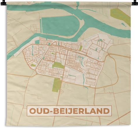 Informatieve kaart van Oud-Beijerland met Dirk-locatie op Vierwiekenplein en nabijgelegen voorzieningen