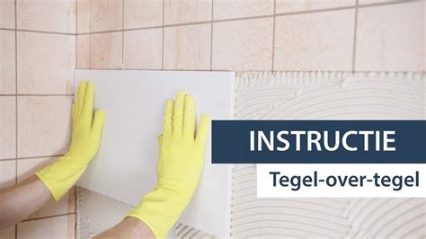 Infographic: stappenplan tegel over tegel plakken