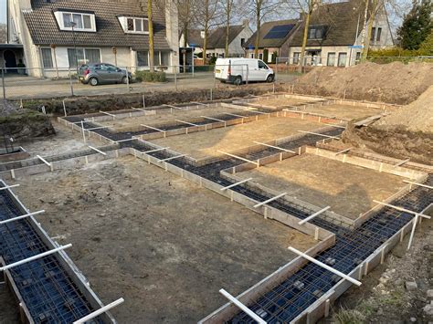 Afbeelding: overzicht van fundering, profielen en halfsteensverband