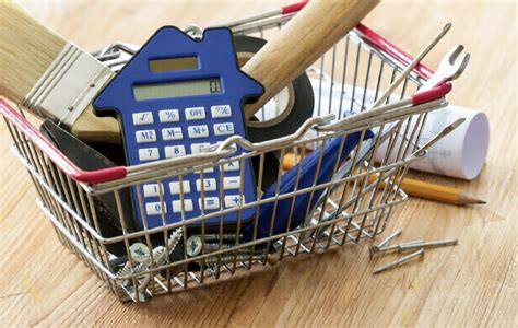 Schema van kosten per onderdeel bij woningrenovatie