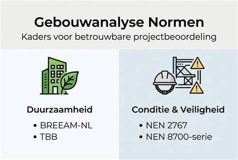Infographic: Overzicht van bouwbesluit normen voor vloerbelasting en geluids- en energie-eisen