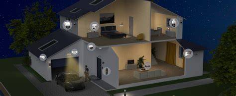 Kleurennachtzicht illustratie