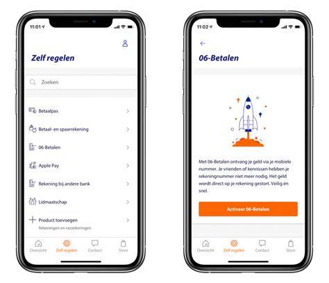 Infographic: Stappenplan activeren Rabobank App