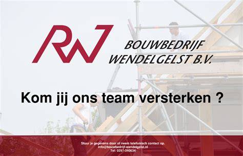 Map: Regio's waar Bouwbedrijf Wendelgelst B.V. opereert