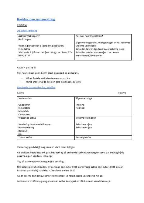 Afkoop- en prijsafspraken samenvatting