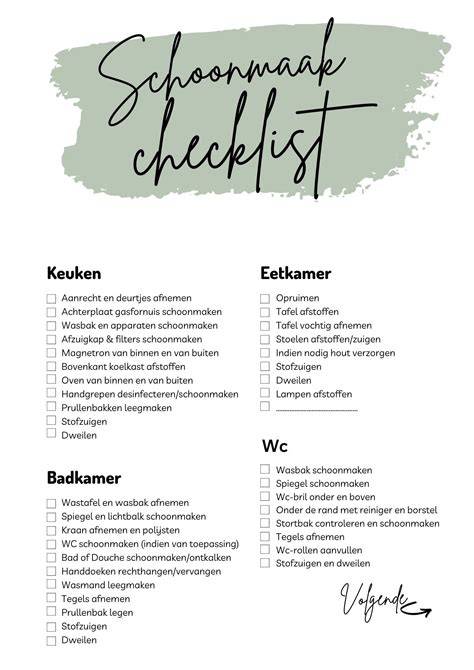 Checklist voor preventie van huisplagen