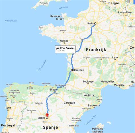 Kaart met route naar Intratuin Venray