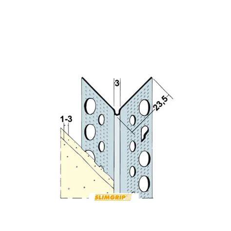 Diagram: Dunpleister hoekbeschermer op 3 mm profiel