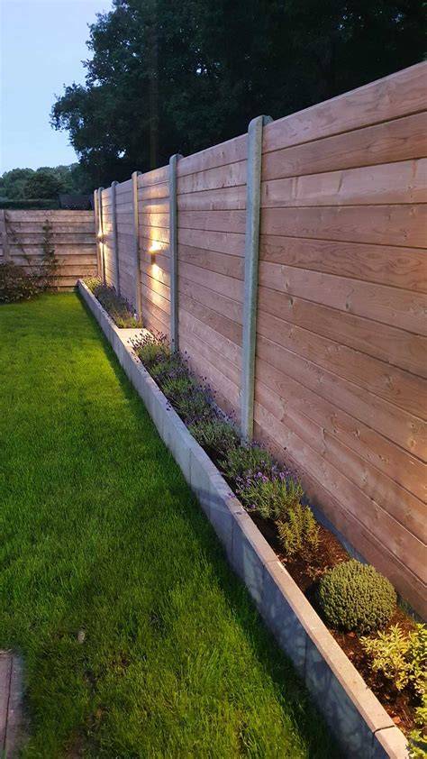 border langs schutting inspiratie beeld