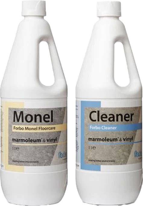 Monel zeepfilm beschermt na reiniging het marmoleum