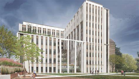 Foto van nieuw gebouw Radboudumc en renovatiewerkzaamheden