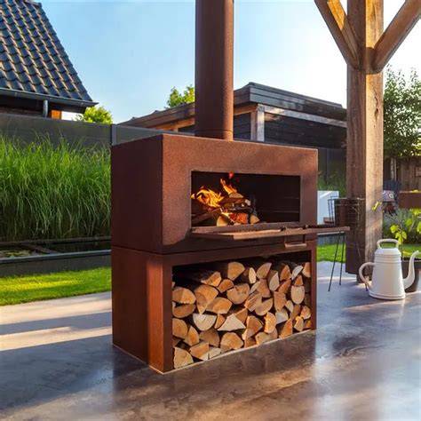 Cortenstaal buitenhaard en barbecues
