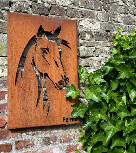 Voorbeelden van cortenstaal wanddecoraties