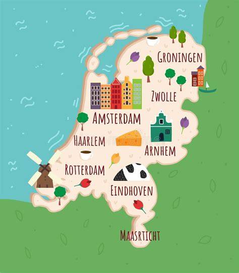 Cartografische kaart met regionale beschikbaarheid van bakstenen