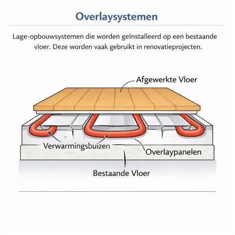 Diagram: onderliggend systeem bij dakterrastegels