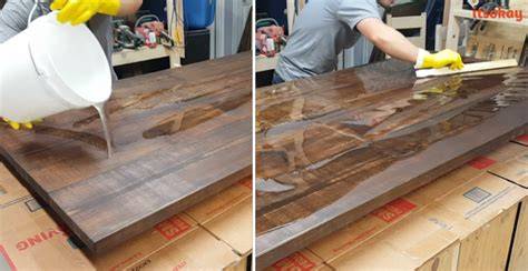 Infographic: Stappenplan epoxy op hout