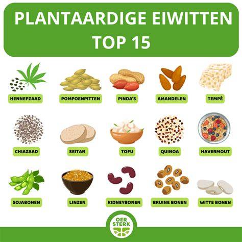 Infographic: Plantaardige eiwitten als alternatief voor whey