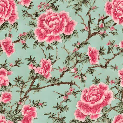 Chinoiserie behang: bloemmotieven en japanse invloeden - infographic