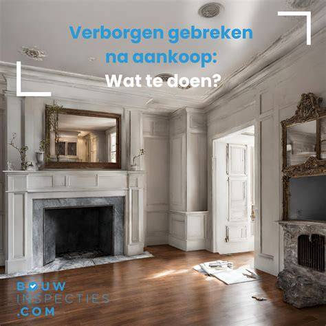 Infographic: stappen bij ontdekking verborgen gebreken