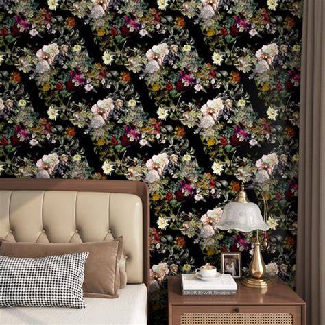 Bloemenbehang: romantische en botanische ontwerpen