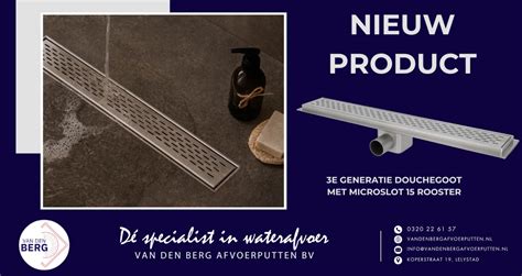 Infographic: Plaatsingsopties douchegoot en waterafvoerafstand