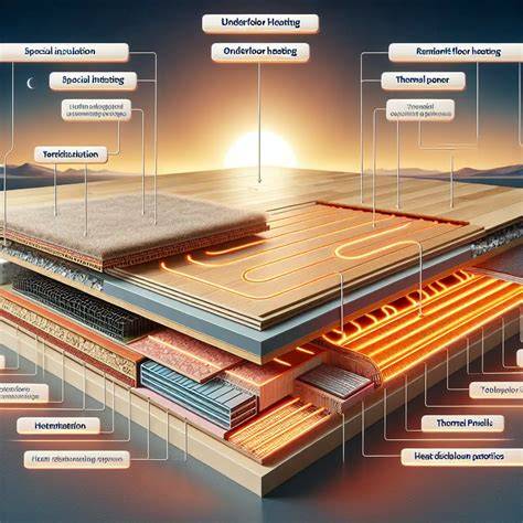 Diagram: gewenste eigenschappen per ondervloer bij vloerverwarming