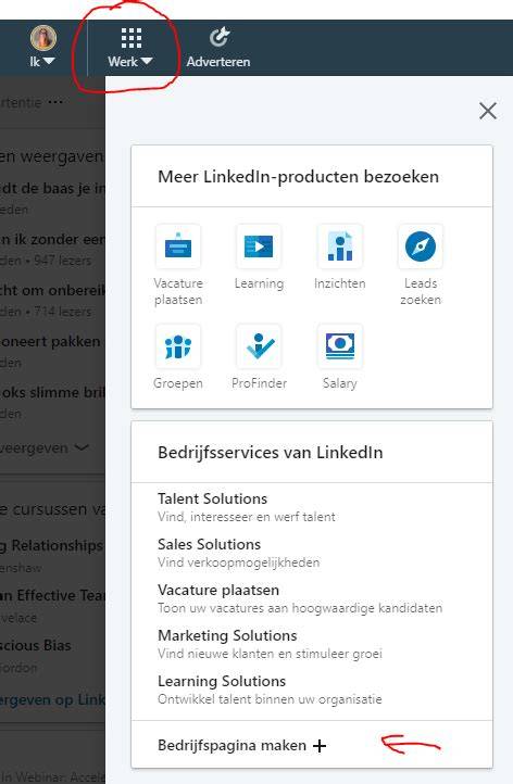 Infographic: Stappenplan bedrijfspagina aanmaken op LinkedIn