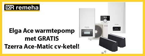 Infographic: Systeemopbouw van Remeha Tzerra Ace met vloerverwarming