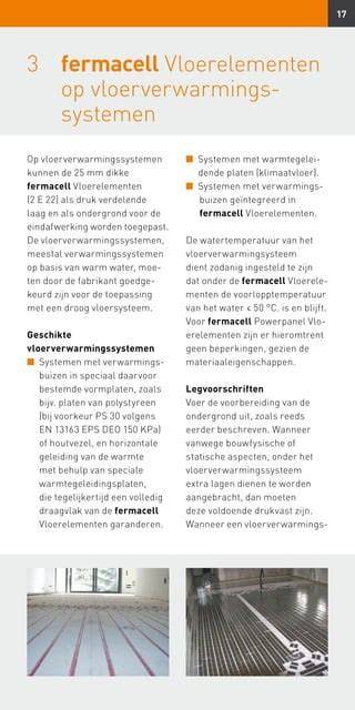 Infographic: Overzicht van verwerking en lagen bij Fermacell droog egalisatiekorrels