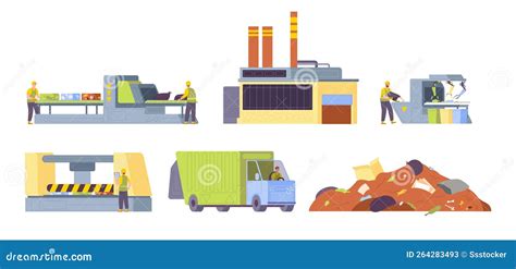 Illustratie van het productieproces en recycling van tegelafval