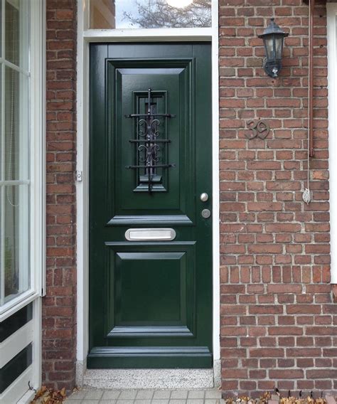 Infografiek: groene voordeur stijlen en combinaties