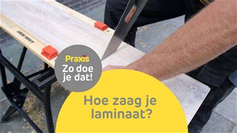 Infographic: verschil tussen zagen en snijden bij laminaat