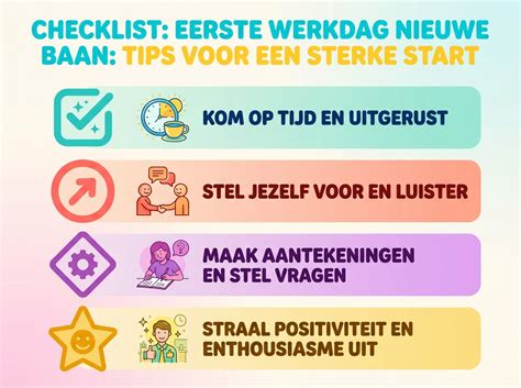 Eerste baan bevestigen