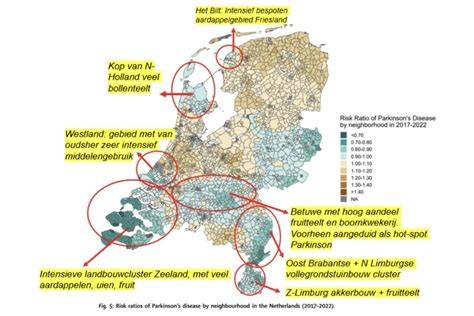 Kaart: Belangrijkste teeltgebieden voor brouwgerst in Nederland