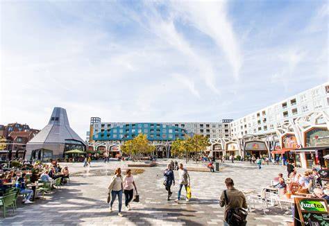 Foto van De Liesbosch en omgeving na sanering
