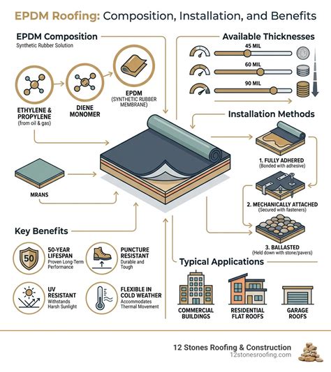 Infographic: Waterdichte naadverbindingen EPDM (L-dak en rechte overlappingen)